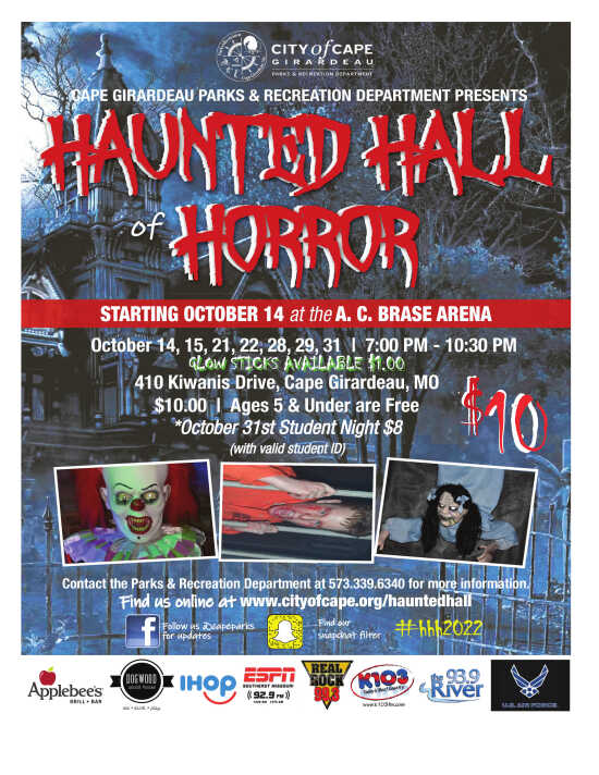 Haunted Hall of Horror opens Friday night in Cape Girardeau